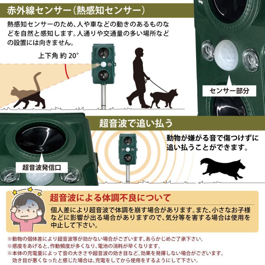 2スピーカー 動物撃退器 撃退機 単品 忌避用品 猫よけ 害獣対策器 害獣駆除 防獣 農作物 イ 送料無料 畑 田 害獣対策器 害獣駆除 防獣 騒音 野良 猫