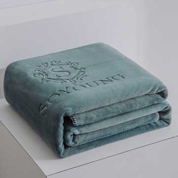 錦絲絨加厚冬季毛毯被子珊瑚絨保暖沙發毯學生宿舍單人鋪床床單