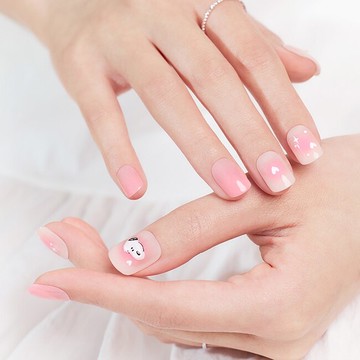 Dashing Diva x Snoopy/P頂級璀燦美甲片-可愛史努比