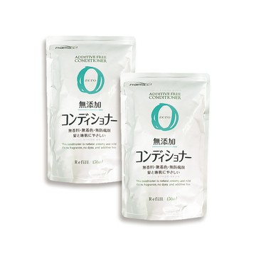 (2袋)日本熊野無添加潤髮乳補充包(450ml/袋)