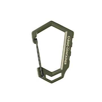 cargo 韓國 d型登山扣(m)軍綠掛勾/登山/露營/背包旅行/鑰匙圈/野營
