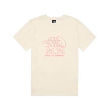 The North Face W TNF ESSENTIAL CAMP REGULAR SS TEE GRAP 女 短袖上衣 NF0A8GXEQLI