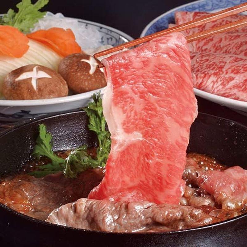 大和榛原牛（黒毛和牛A5等級）すき焼き用 吟選極上ロース肉 600g ギフト木製箱入り お中元 お歳暮 内祝い