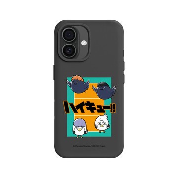 iPhone 16 SolidX 黑 - 排球少年 Haikyu!! - 排球場上的吉祥物