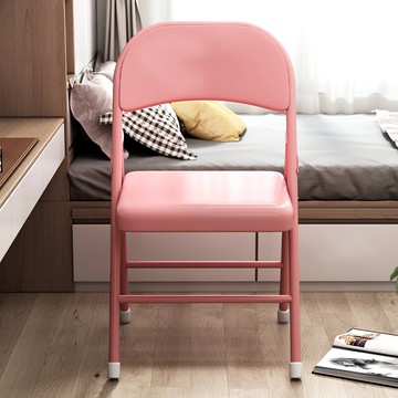 折疊椅現代簡約家用陽臺戶外加固加厚便攜式餐椅網紅拍照靠背椅子