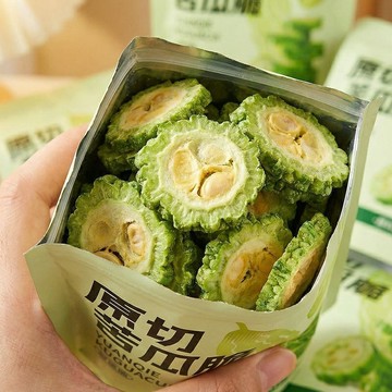 ✨臺灣門市直/出 蔬菜幹 酥脆苦瓜片烘乾脫水原切蔬菜乾肝火清火即食包裝小零食