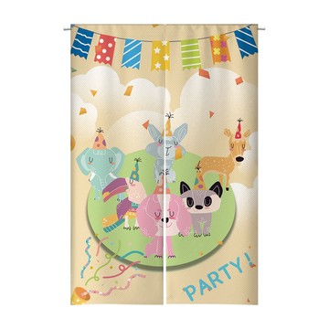 【客製化門簾】【贈桿發票】片廉隔間 復古門簾 客製化布簾 對開短門簾 衛生間門簾 雙面門簾 莫蘭迪門簾 廣告簾