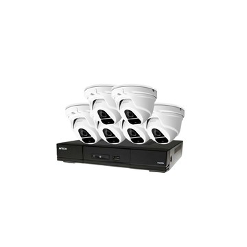 AVTECH 昌運監視器組合 DGD1009AV-U1 8路 XVR 錄影主機+DGC2205AT(DGC2204MAT) 200萬 同軸音頻 半球攝影機*6