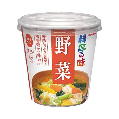 マルコメ カップ料亭の味 野菜 即席味噌汁 6個