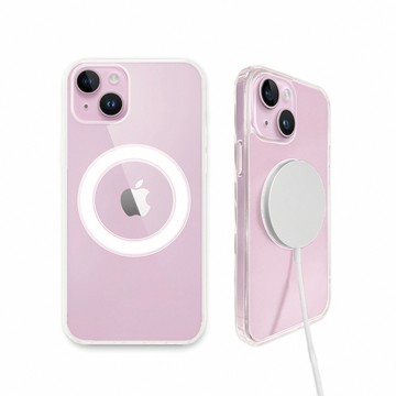 Timo iPhone 15 Plus MagSafe磁吸四角防摔透明手機保護殼套