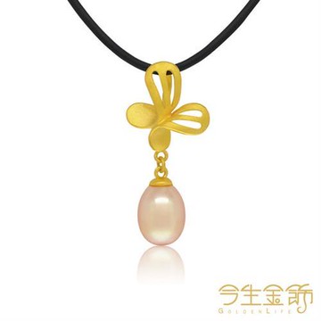 【今生金飾】希望飛來墜(時尚黃金墜子)