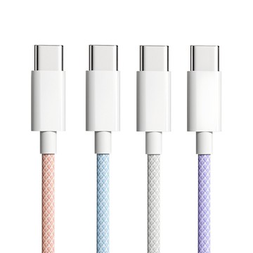 【蝦皮直營】DTAudio聆翔 用不壞 iPhone 15 16 17通用 60W快充編織傳輸線 充電線 Type C