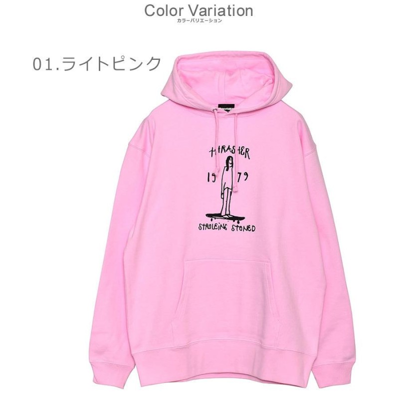 送料無料 スラッシャー パーカー メンズ GONZ STROLEING HOODIE 