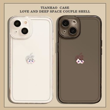 適用蘋果16Promax手機殼創意標志iPhone13戀與深空15秦徹14plus沈星回12黎深11祁煜14Pro夏以晝x簡約8透明套7