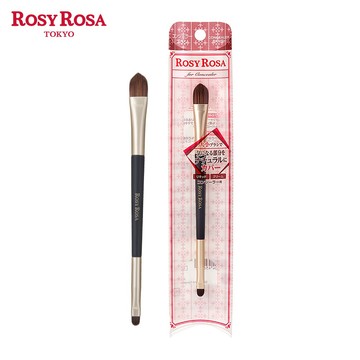 [台灣總代理] ROSY ROSA 不留刷痕雙頭遮瑕刷 1入
