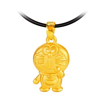 雀躍哆啦-哆啦a夢黃金墜子-Doraemon