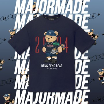 登峰滑板熊短TEE