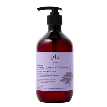 PLU 精油舒緩沐浴露-佛手柑薰衣草 500ml