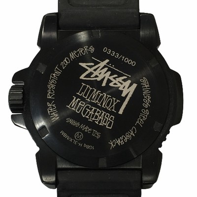 【中古】LUMINOX ルミノックス x STUSSY ステューシー x MEGABASS メガバス 3150 Limited Edition  1000本限定 ウォッチ コラボ 時計 | LINEブランドカタログ