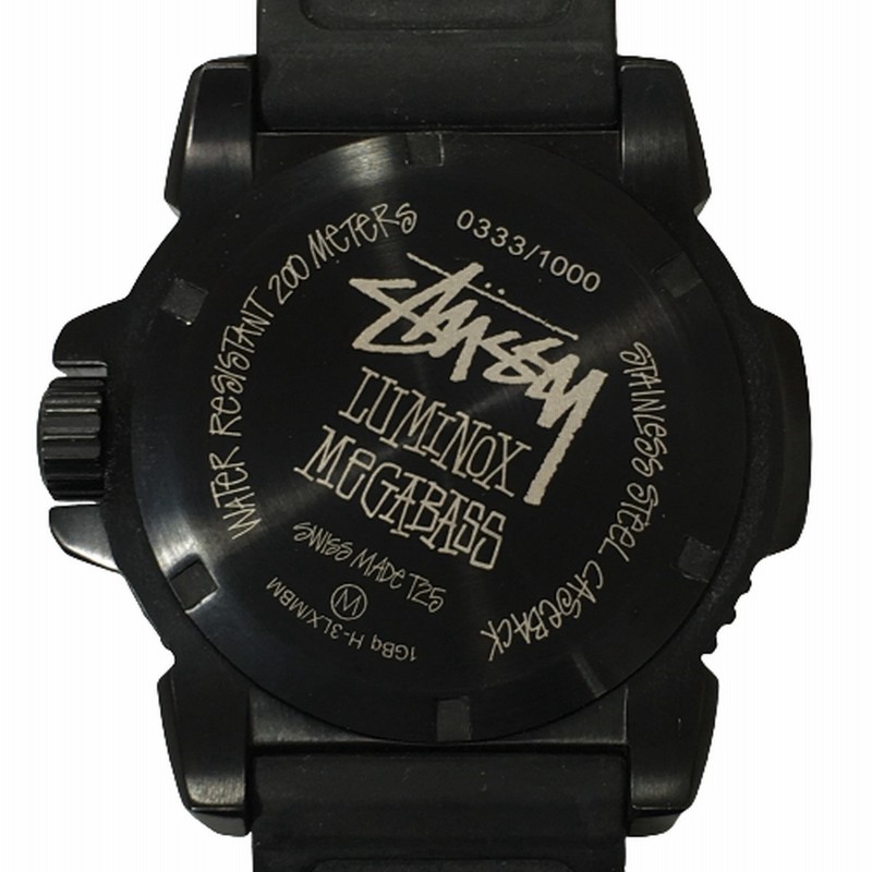 中古】LUMINOX ルミノックス x STUSSY ステューシー x MEGABASS メガバス 3150 Limited Edition  1000本限定 ウォッチ コラボ 時計 | LINEブランドカタログ