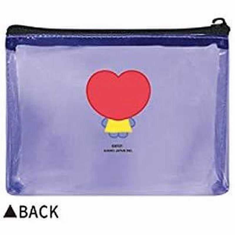 BT21 PVC ポーチ ペンポーチ ペンケース コスメポーチ【定形外