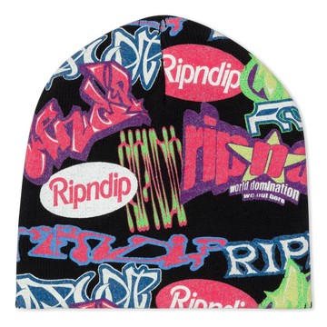 OUT HERE TOUR SKULL BEANIE (MULTI)