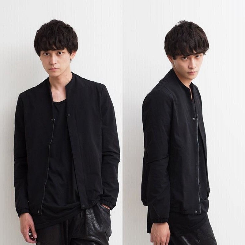 ノーカラージャケット 黒 New Balance ジャケット ノーカラージャケット MET24 No Collar
