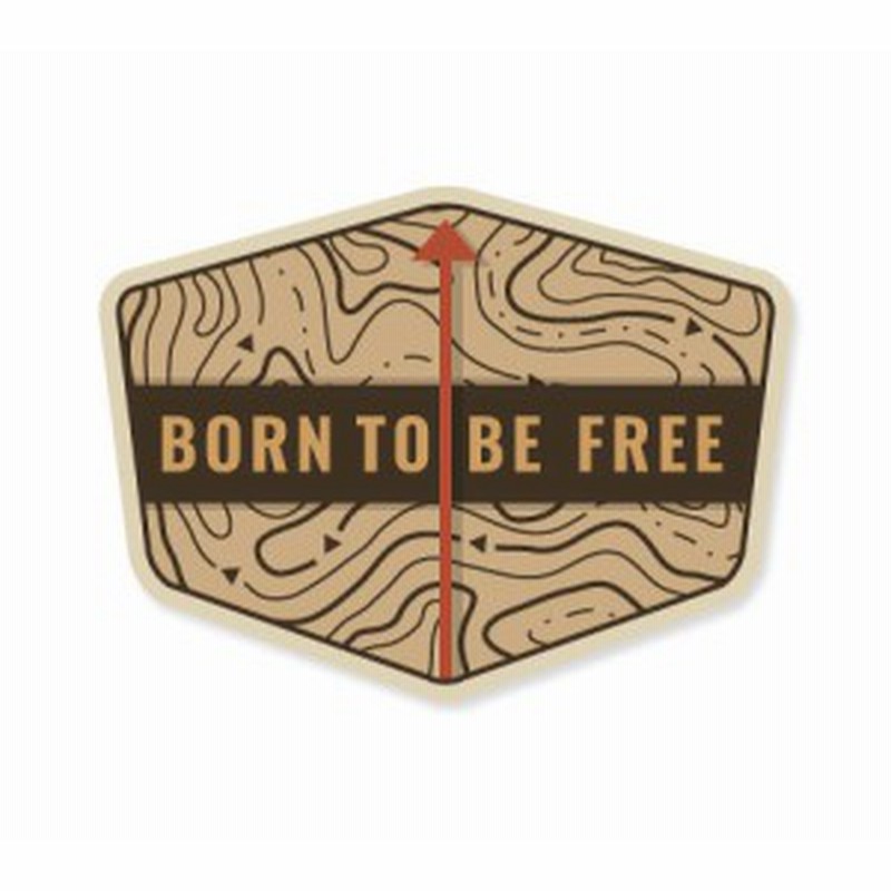 ステッカー アウトドア アメリカン おしゃれ スーツケース キャンプ 車 バイク かっこいい 地図 マップ Explorers Map Born To Be Free 通販 Lineポイント最大1 0 Get Lineショッピング