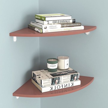 墻角置物架  收納架 多功能儲物架 客廳墻角隔板墻上置物架  免打孔衛生間臥室浴室扇形轉角架  三角拐角架