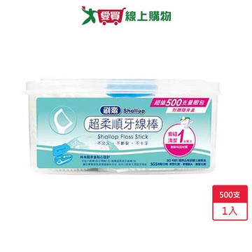 刷樂超柔順牙線棒500支/盒【愛買】