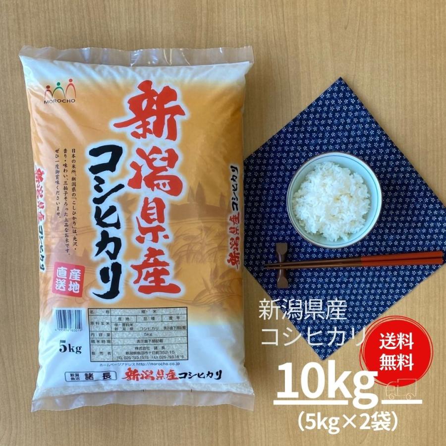 新米 米 お米 10kg コシヒカリ こしひかり 新潟産 5kg×2袋 本州送料無料 令和5年産