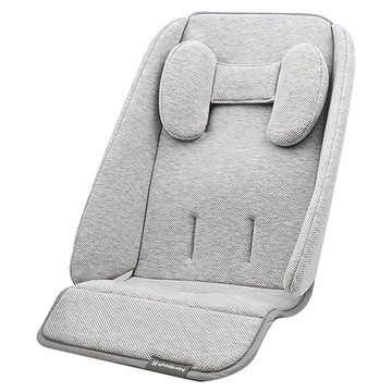 UPPAbaby 新生兒貼身座墊 透氣材質 可拆式蝶型枕墊 適用於Vista/Cruz/V2嬰兒車  1個  灰色