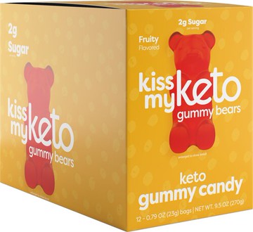 Kiss My Keto Gummies Bags Fruity 12 Pack