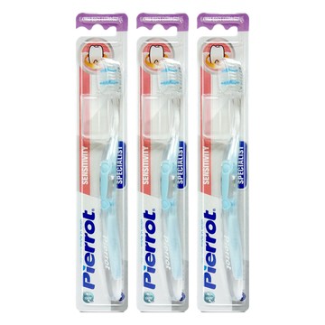 Jollyard 潔麗雅立可樂超軟毛牙刷 呵護牙齦 深入清潔牙縫 歐洲原裝進口  1入  3支