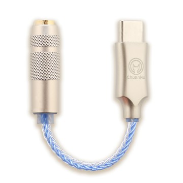 川木W189 typec轉3.5手機 解碼器 耳放 耳機轉接線 hifi dac 耳機 USB 3.5mm Type C