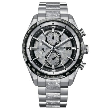 CITIZEN 星辰 ATTESA 隱耀款 光動能全球電波時計腕錶 42MM (AT8284-61A)