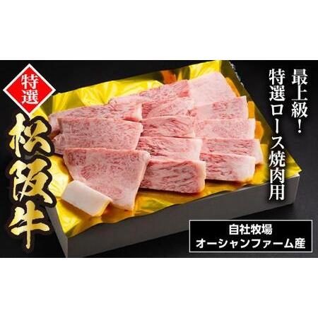 ふるさと納税 SS01　松阪牛焼肉（特選ロース）　500ｇ／（冷凍）ギフト箱包装　瀬古食品　JGAP認定　松阪肉　名産　お取り寄せグルメ　三重県　.. 三重県大台町