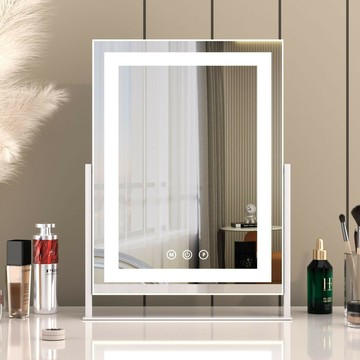 公司貨附發票 化妝鏡 桌面化妝鏡帶燈led高清臺式梳妝鏡智能觸控專用化妝師鏡子美妝鏡 最低價 快速出貨