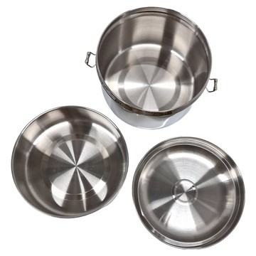 Pearl Horse 寶馬 圓形便當盒 SUS-316不鏽鋼 16cm 台灣製造  雙層  1個