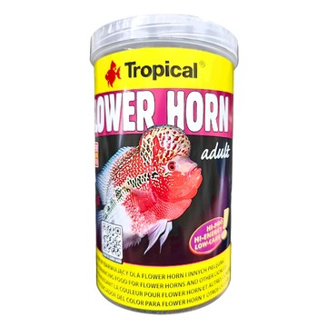 波蘭 Tropical 高蛋白花羅漢增艷成長飼料  1L  1罐