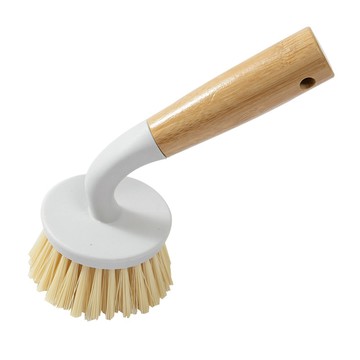 小麥購物 櫸木長柄鍋刷 彎柄款 L934  1支