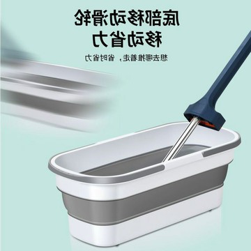 可折疊拖把桶拖把套裝洗拖把桶家用帶輪雙提手拖地桶清洗桶儲水桶