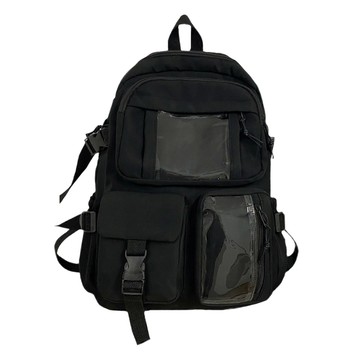 雙肩後背包 不含掛件  黑色  31 x 13 x 43cm  1個