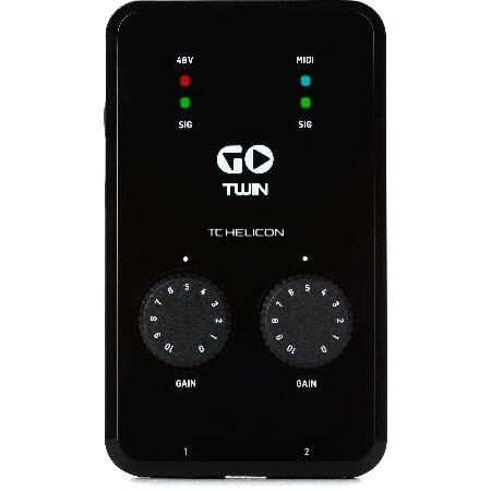 TC-Helicon GO TWIN 2-channel Audio MIDI Interface for Mobile Devices