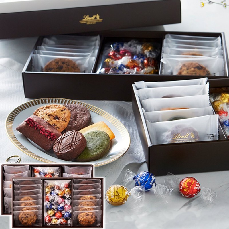 日本初の 熨斗対応 Lindt チョコレート 公式 アソートメント ギフト ショコラサンド 3種6