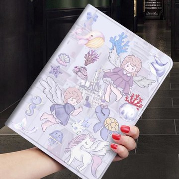 適用ipad9代保護殼10.2英寸7/8全包Air2卡通10電腦2022款pro11帶筆槽mini123硅膠2021款9.7軟殼air4/5平板套