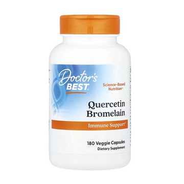 美國代購！原裝正品Doctor's Best Quercetin槲皮素菠蘿蛋白酶180粒
