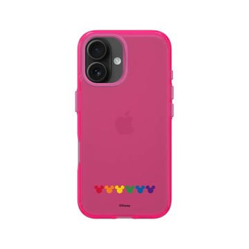 iPhone 16 Clear 粉漾桃 - 迪士尼-米奇 Mickey - Pride Celebration-Simple