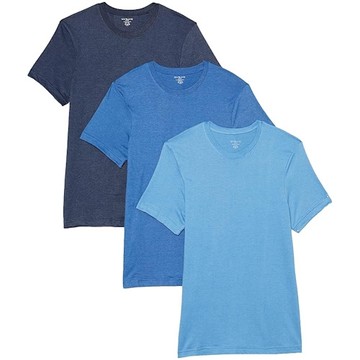 Evolve 男棉質彈性圓領T衫3件裝