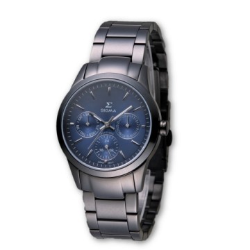 SIGMA 準確時刻藍寶石鏡面時尚腕錶/34mm/9815BB13